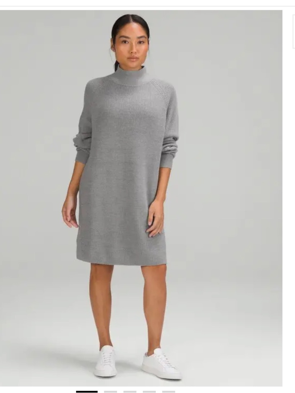 Lululemon Merino Wool-Blend Knit Dress
Heathered Gull Grey